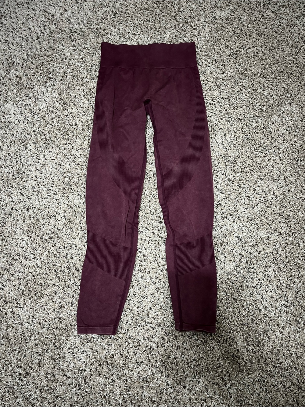 Victoria's Secret Burgundy High-Waist Seamless Jeggings
